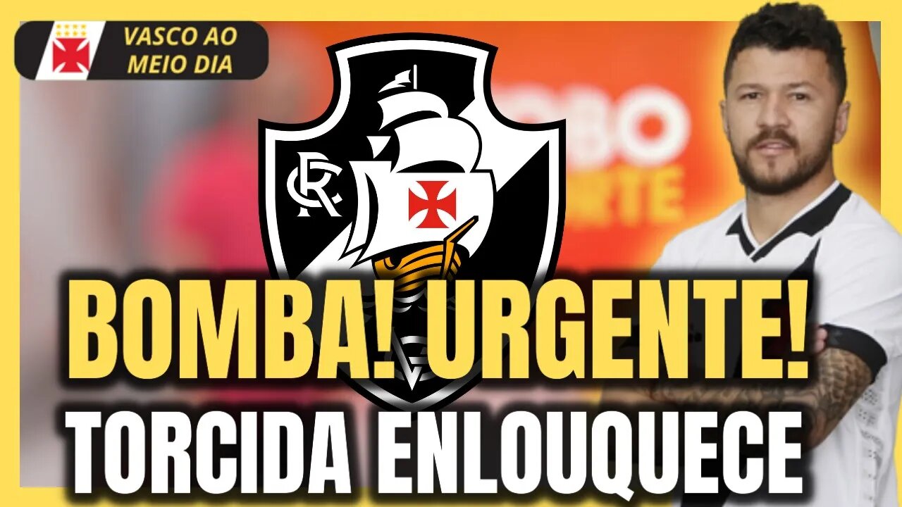 EXPLODIU AGORA! TORCIDA FURIOSA VAI A LOUCURA NOTÍCIAS DO VASCO