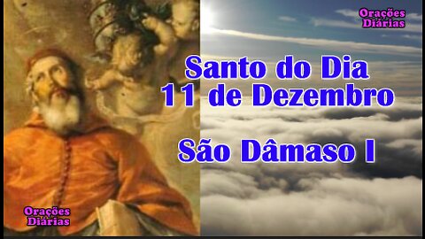 Santo do dia 11 de Dezembro, São Dâmaso I - 4K