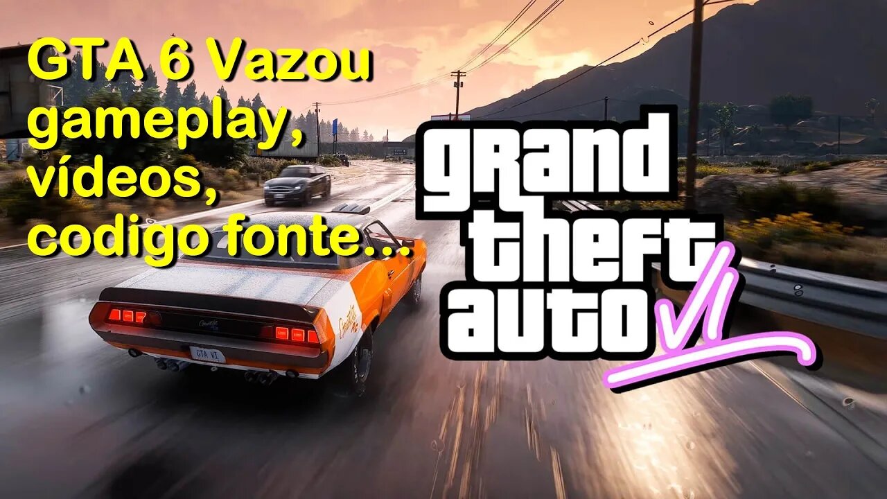 GTA 6 vazou vídeos, gameplay, código fonte. Grand Theft Auto 6 Leaking