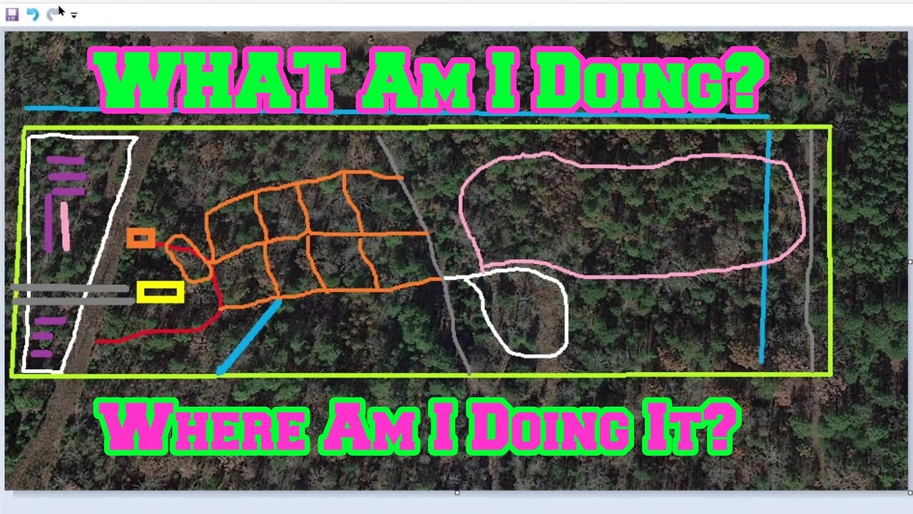 Property Layout | From Raw Land To A Homestead With A Tiny Cabin, Chickens, Gardens & DREAMS