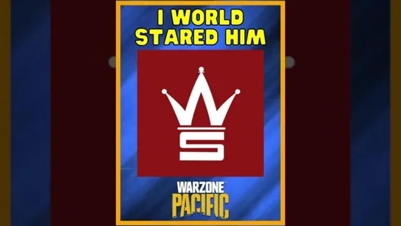 He Got World Stared 🤣 | Warzone Shorts #shorts