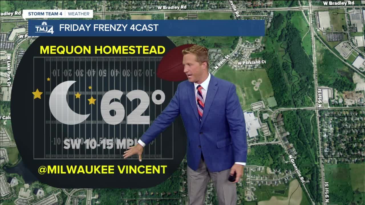 Breezy but beautiful Friday night for high school football
