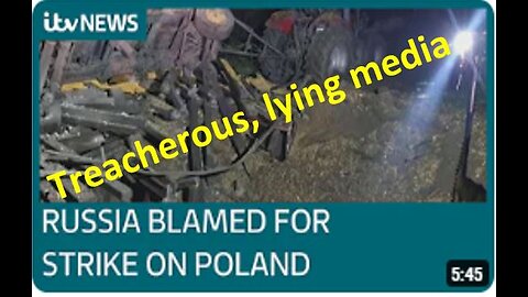 Main stream media, the main source of misinformation, attempt to escalate the war