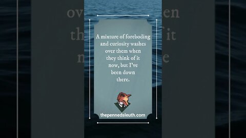 Ocean Floor; it's hard to keep your head above water, easy to sink to the abyss. #shortstory #shorts