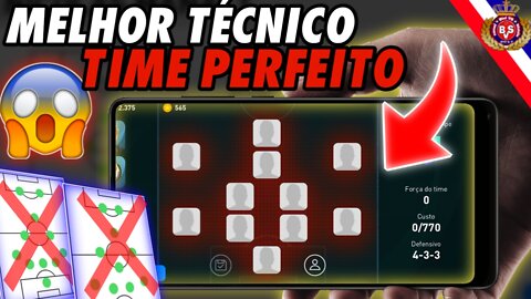 MELHOR TÉCNICO DO MOMENTO E COMO MONTAR O TIME IDEAL PARA RETA FINAL DO PES 2021 MOBILE