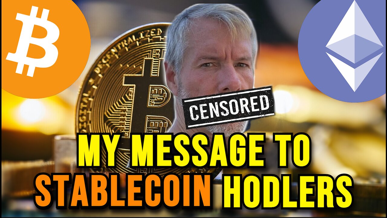 Michael Saylor: My Message to STABLECOIN Holders (BITCOIN MAXIMALISTS MUST WATCH!)
