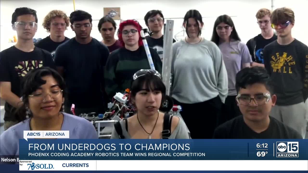 Phoenix Coding Academy heads to L.A. for robotics competition