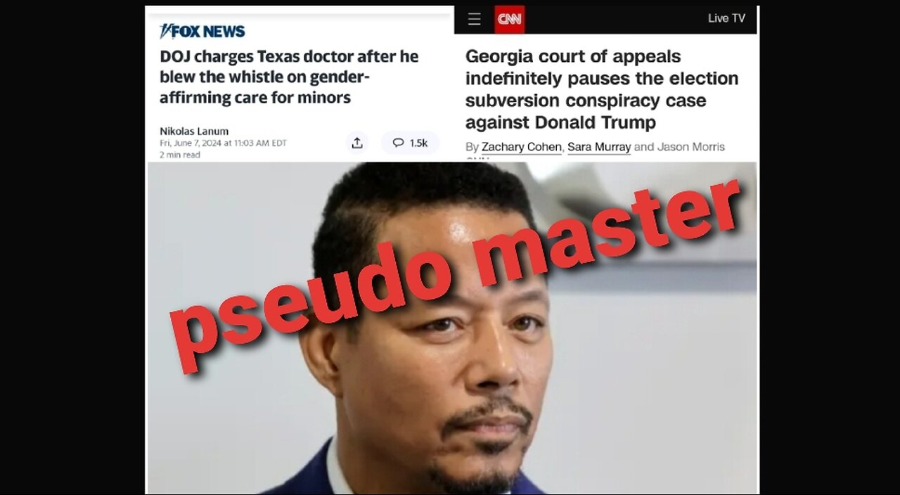 Pseudo master #TerranceHoward exposed, #Trump case in GA is DOA, medical establishment strikes again