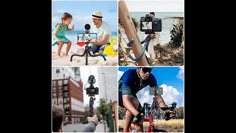 Ulanzi MT-11 Flexible Octopus Tripod Smartphone DSLR SLR Vlog Tripod Travel Portable 2 in 1 Tripod