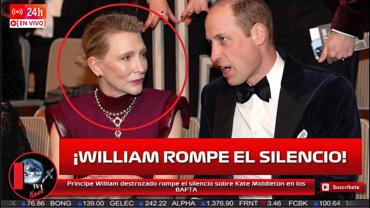 Príncipe William destrozado rompe el silencio sobre Kate Middleton en los BAFTA