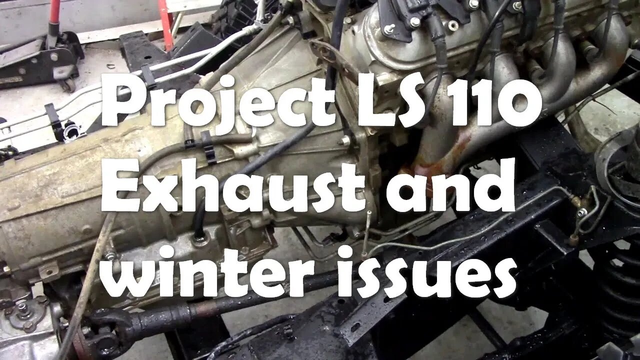 110 LS project. All I want is an exhaust! (And winter issues)