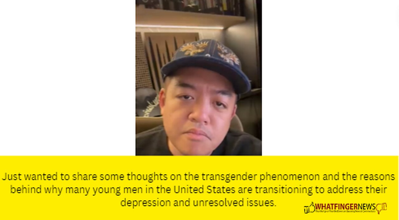 Just wanted to share some thoughts on the transgender phenomenon