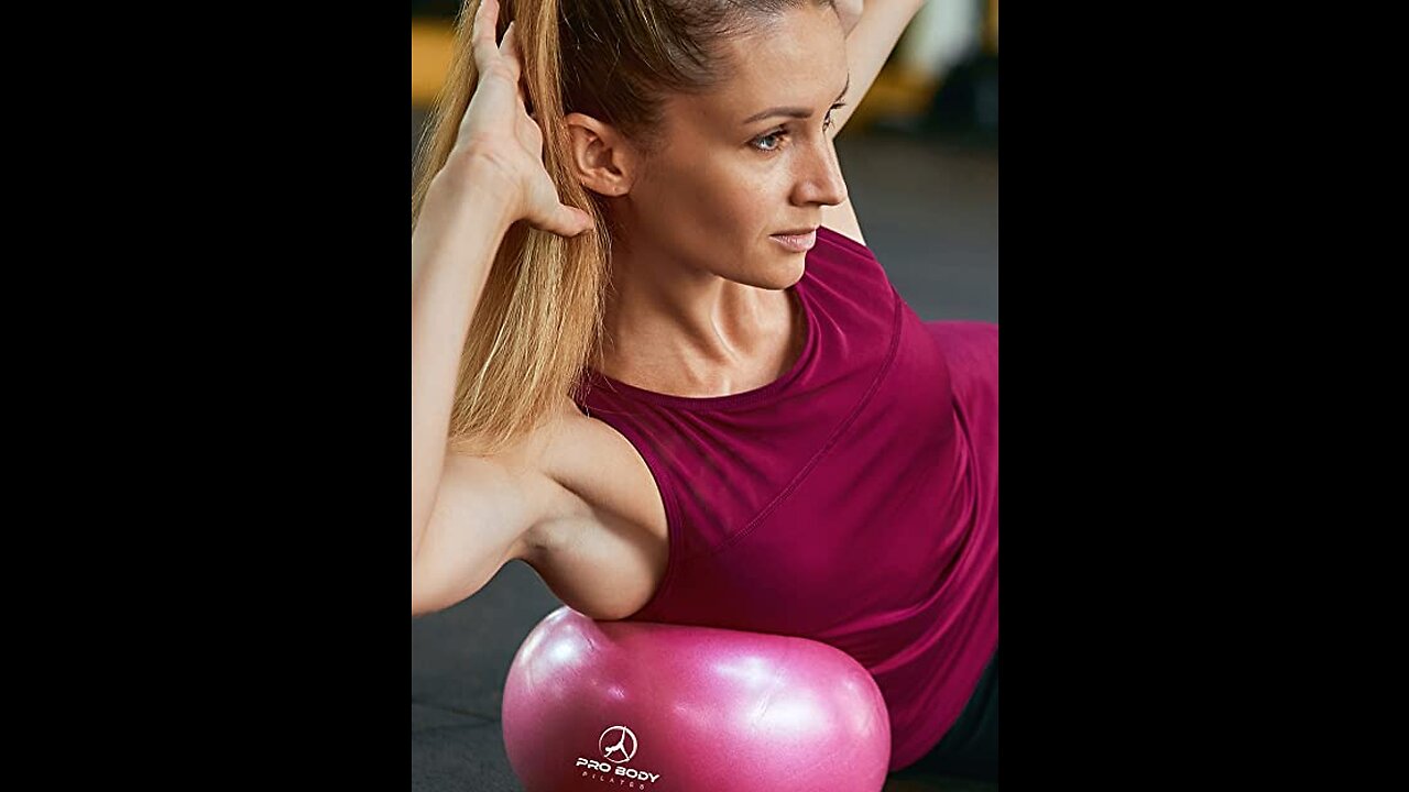 X W Ball Small, 6 inch Small Ball for Pilates with Pump, 6 in Barre Ball, 6inch Stability Ball...