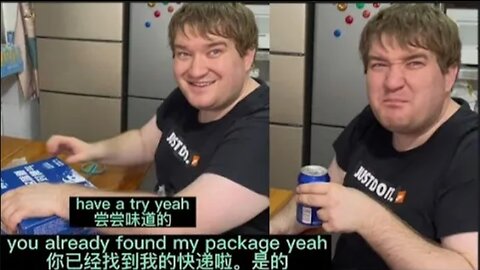 A foreigner’s mysterious gift from Xinjiang makes him happy when he opens it.