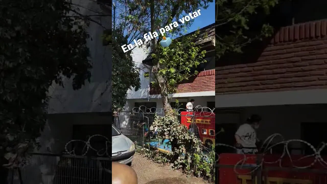 En la fila para votar 🗳 #plebiscito #Chile deber cívico