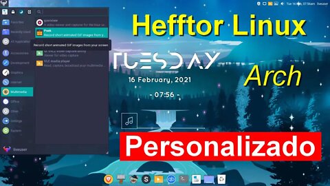 Hefftor Arch Linux. Leve, Rápido, Estilo e Estabilidade. Xfce e Desktop Personalizado.
