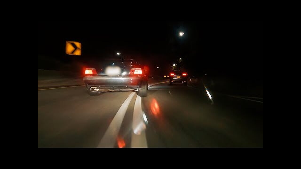 chasing down an e36 m3 (raw audio)