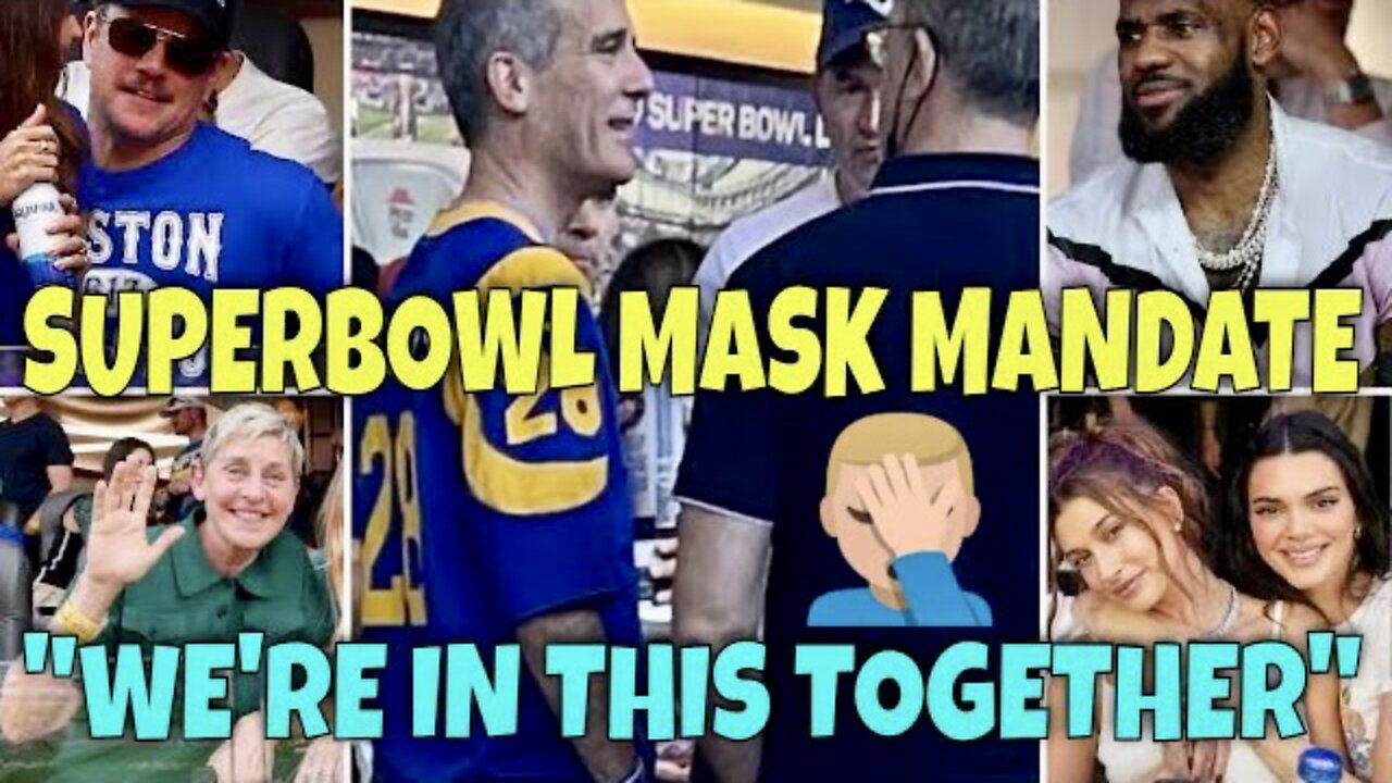 Super Bowl Mask Hypocrisy