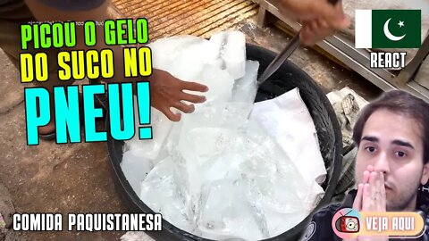 Esse SUCO DE MANGA é PIOR que o da ÍNDIA! Reagindo a COMIDAS DE RUA do PAQUISTÃO | Veja Aqui Reacts
