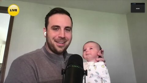 Emily talks NFL Draft with Matt Bove and we meet baby Ellie