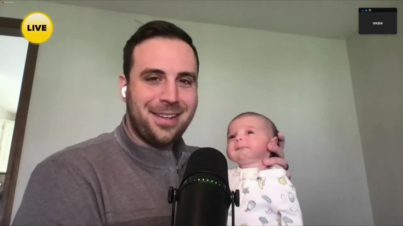 Emily talks NFL Draft with Matt Bove and we meet baby Ellie