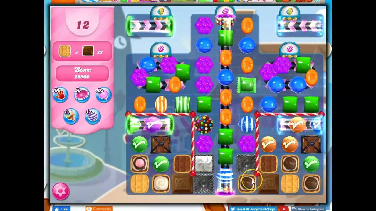 The Crush Is Real, Week 4, Day 1: The one inspired by Jo-Anne, Candy Crush Saga Mini Game Level