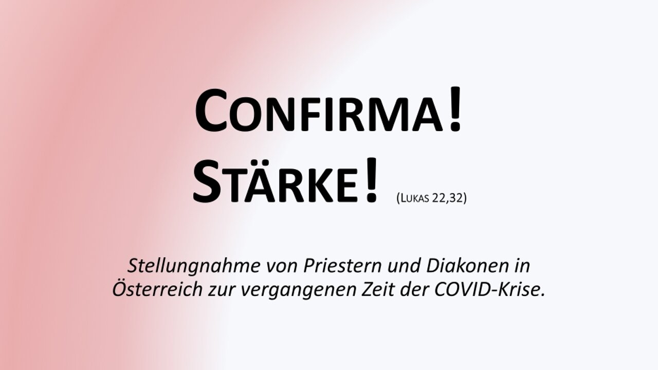 Österreichische Priester und Diakone zur Impfpflicht (Priester22)