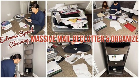 *EXTREME* MAIL & PAPER DECLUTTERING MOTIVATION 2021 | ez tingz