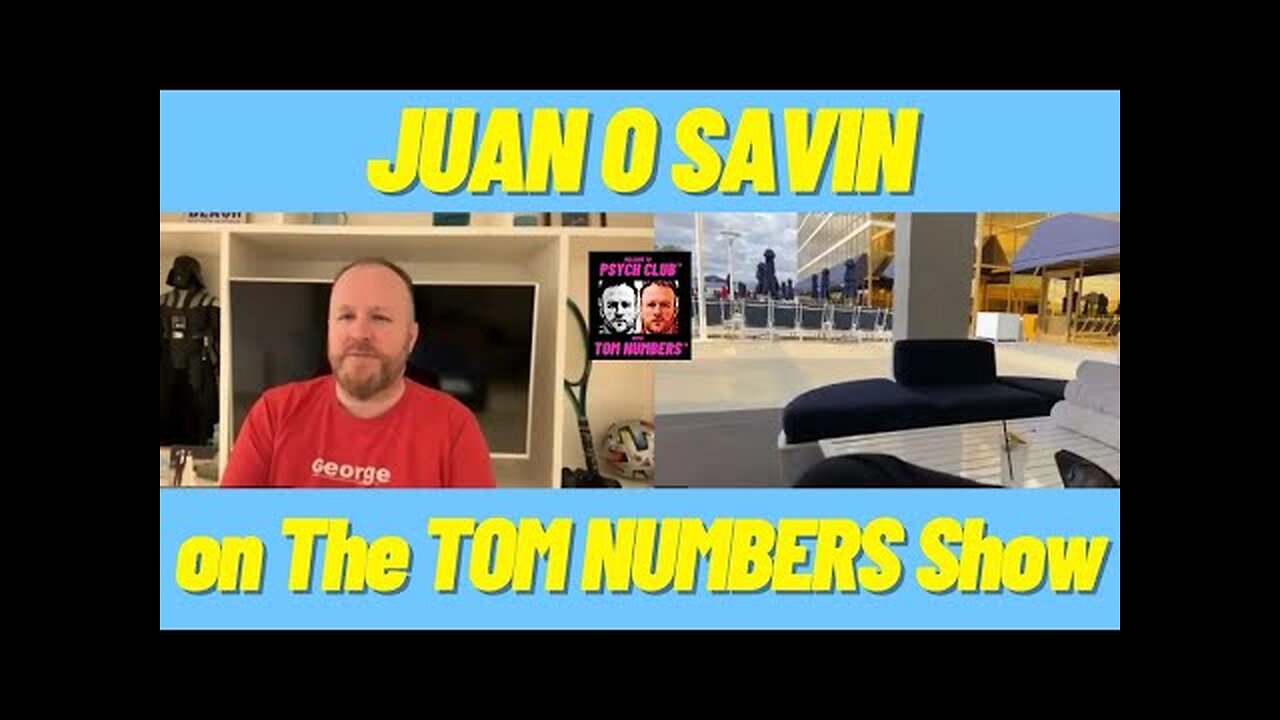 JUAN O SAVIN on The TOM NUMBERS Show