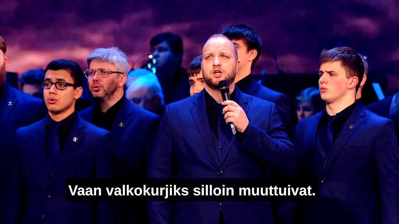"Kurjet". Sretenskin luostarin kuoro, sol. Mihail Miller, suom. sanat Pauli Salonen