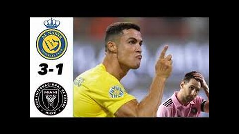 Intar Miami Vs All Nassr 3vs1 Highlights. Full match watch Naw