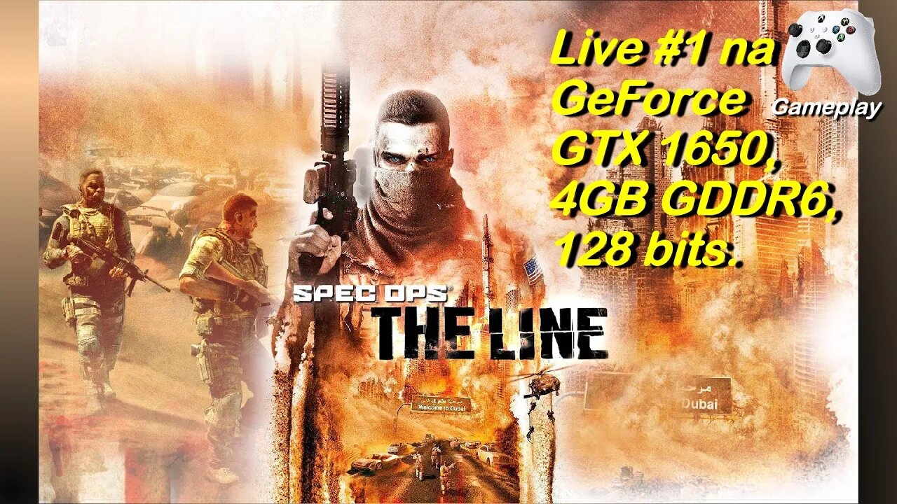 Spec Ops: The Line - Live #1- GeForce GTX 1650, 4GB GDDR6, 128 bits