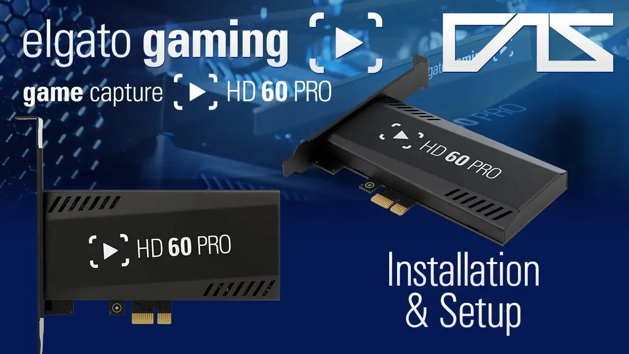 Elgato HD60 Pro Installation & Test