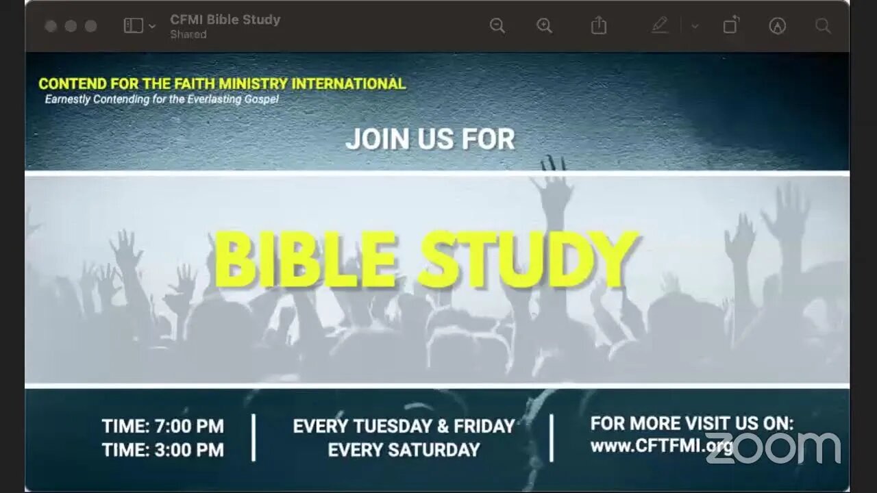 CFMI's Divine Study MW 07/05/2022
