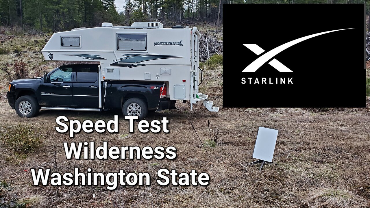 Starlink | Speed Test | Truck camping | Washington State | Middle of nowhere