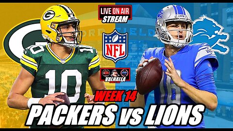 Green Bay Packers vs Detroit Lions 🚨 NFL Football Week 14 🏈 Live Stream