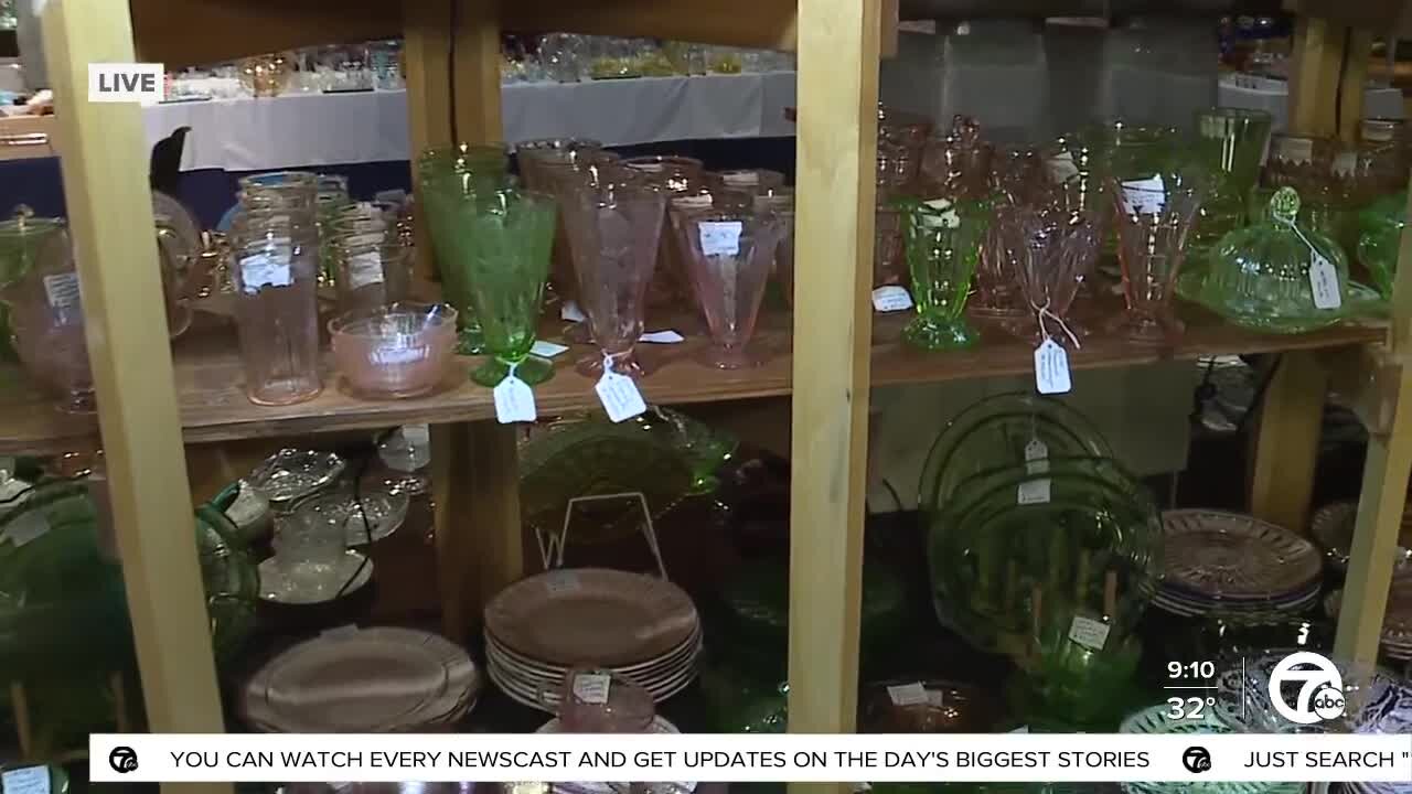 Michigan Depression Glass Society Show