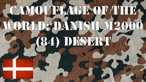 Camouflage of the World: Danish M2000 M84 Desert Pattern