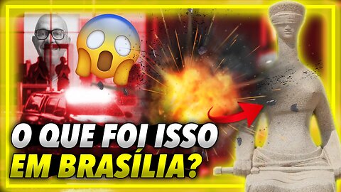 O que foi isso em Brasília? Homem em frente ao STF, na praça dos três poderes fez isso...