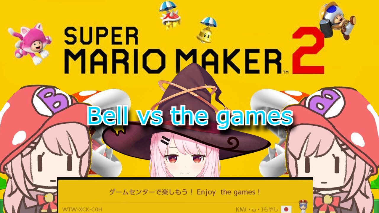 Vtuber Bell Nekonogi vs Enjoy the games Stage! Super Mario Maker 2