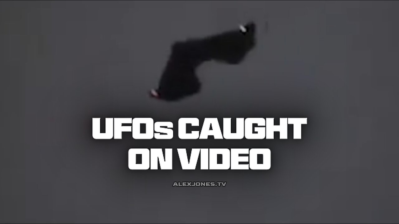 Alex Jones Wants You To Watch This UFO / Drone Compilation