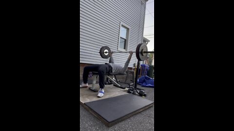 Bench Press 82KG/180LBs for 8 reps!