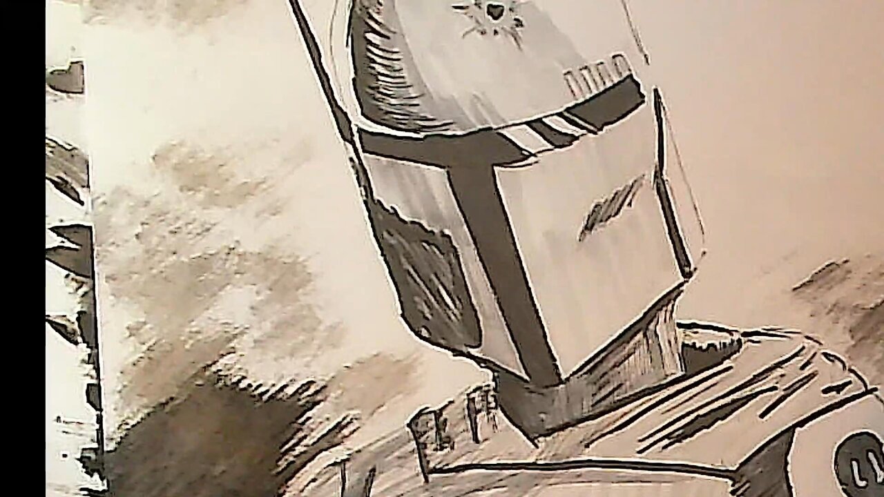 KM Learns to Draw: Boba Fett!