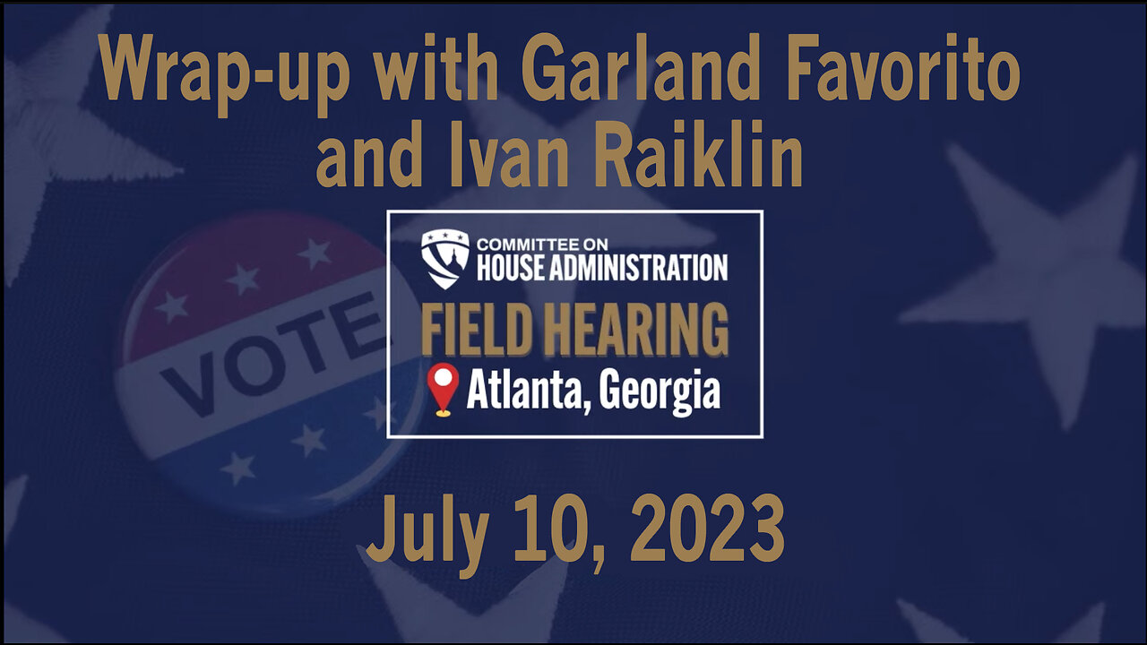 ACE Act Field Hearing Wrap-up - July 10, 2023