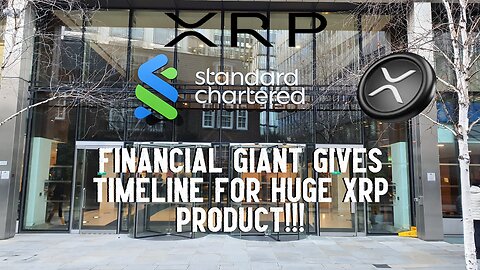 Financial GIANT Gives Timeline For HUGE XRP Product!!!