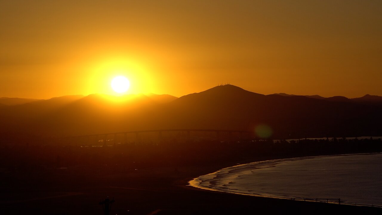 CatTV: CATRISE - Sunrise over Coronado Bridge San Diego, CA