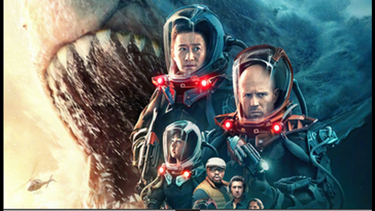 Megalodon Chases Jonas Scene | MEG 2 THE TRENCH (2023) Action, Movie CLIP HD