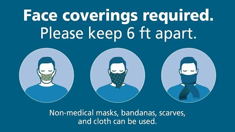 FACE COVERING NOW REQUIRED WHENEVER YOU LEAVE YOUR HOME! LIVE SELF-QUARANTINING DAY 51!