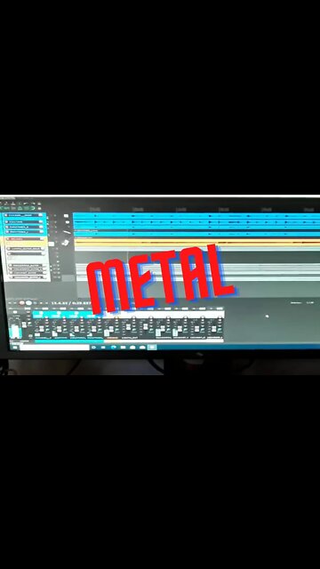 #Shorts Mixing A Metal Song In The Studio