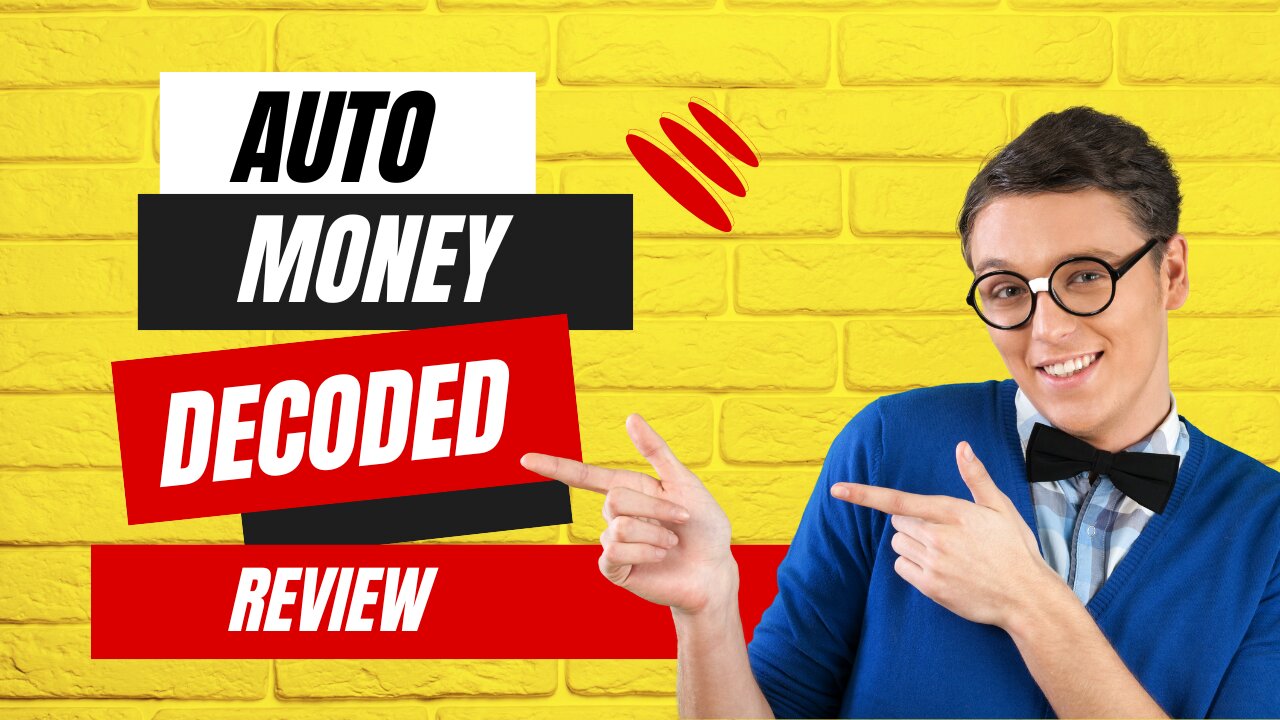 Auto Money Decoded Review | Forget All About Traditional Marketing